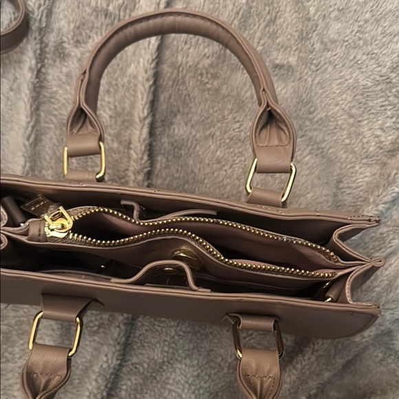 Bebe Brown Crossbody Bag with Gold Hardware - Picture 5 of 9